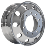 MESH ULTRATECH® TRUCK WHEELS - Genaw 11.75x22.5 Plated Centre Silver Wheel MTO