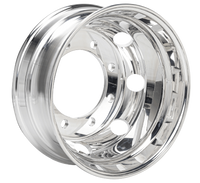 MESH ULTRATECH® TRUCK WHEELS - Mesh 8.25x22.5 10/285 Polished Inside Alloy Wheel