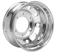 MESH ULTRATECH® TRUCK WHEELS - Mesh 6.00x17.5 6/222.25 Chrome Driver Steel Wheel