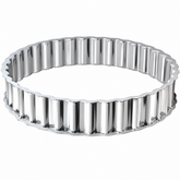 Mesh 4.25x20 CHROME Channel Spacerband Steel